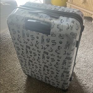 Snow White Travel Suitcase with Character Illustrations